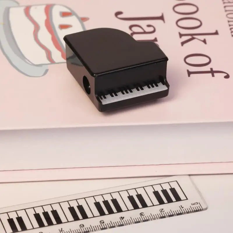 Piano-Shaped Pencil Sharpener | Music Stationery Gift Novelty Pencil Sharpener Axl