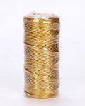 1.5mm Gold & Silver Metallic Macrame Cord – 100M Craft Rope Metallic Craft Cord Axl A gold