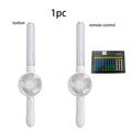 RGB LED Light-Up Rechargeable Handheld Fan – Music & Glow LED Handheld Fan Axl White-button