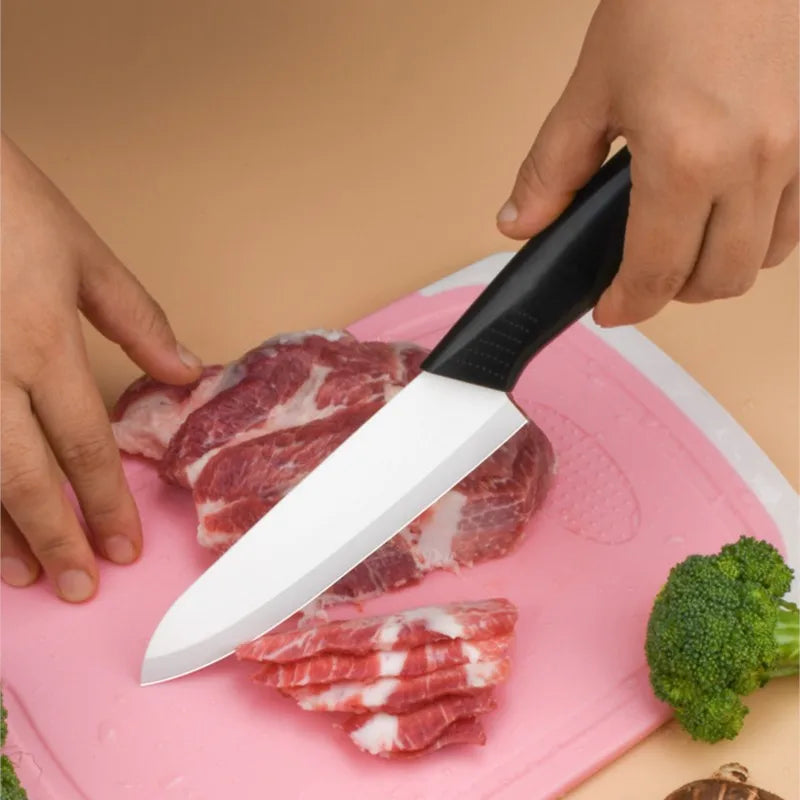 Ceramic Paring Knife Set 3" 4" 5" | Sharp Fruit Kitchen Knife Ceramic Paring Knife Axl