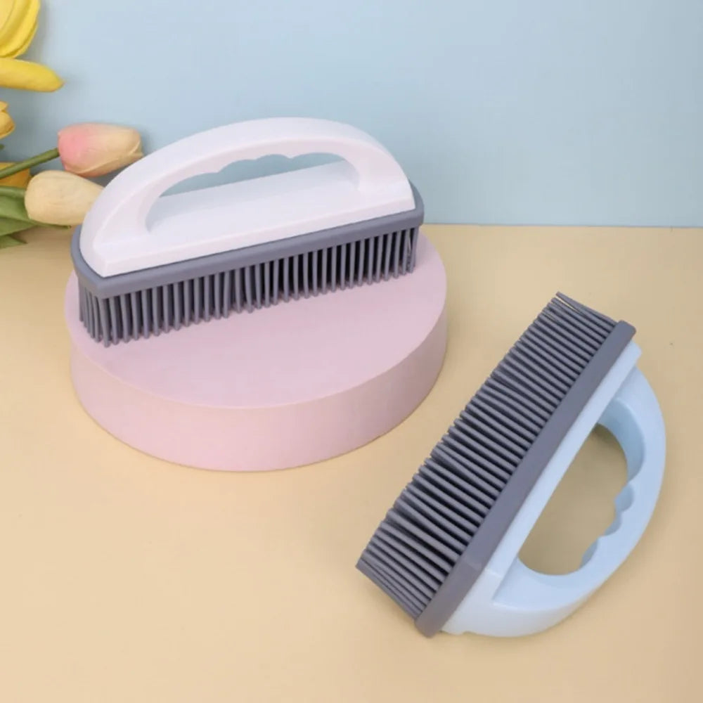 TPR Soft Bristle Dog Massage Bath Brush | Pet Grooming Comb Pet Grooming Brush Axl