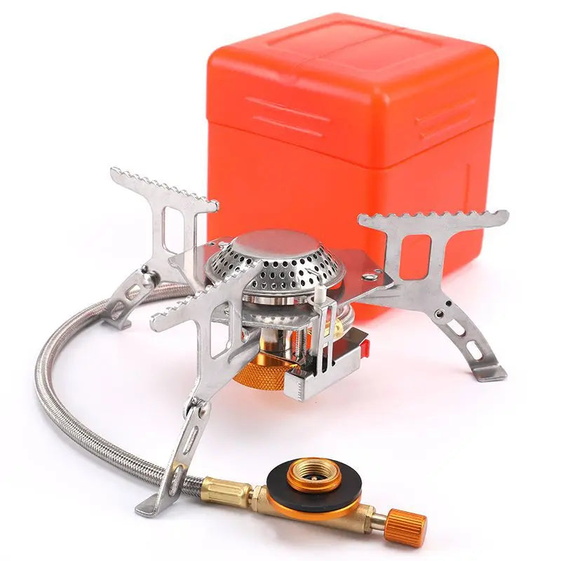 Portable Windproof Camping Gas Stove – High Pressure Burner Camping Gas Stove Axl