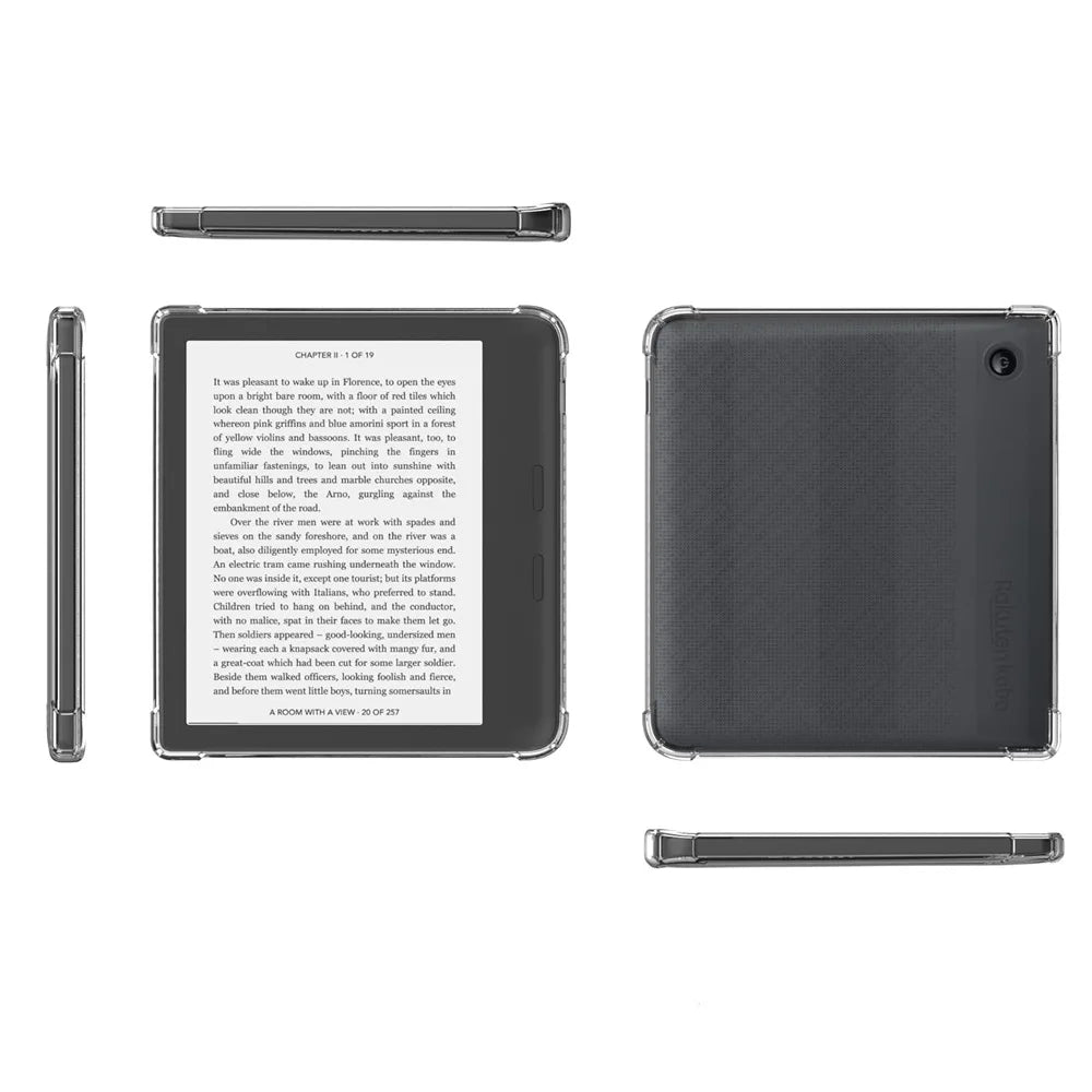 Kobo Libra Colour 2024 (N428) Clear TPU Protective Cover E-Reader Protective Case Axl
