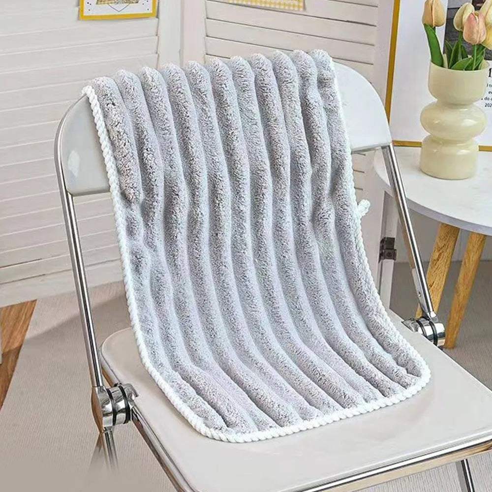 Coral Fleece Face Towel – Soft, Thick & Fast Absorbing Face & Hand Towel Axl Grey