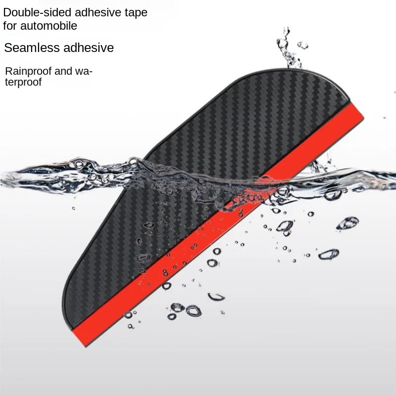 Car Rearview Mirror Rain Guard Sun Visor Cover 2PCS Mirror Rain Visor Axl