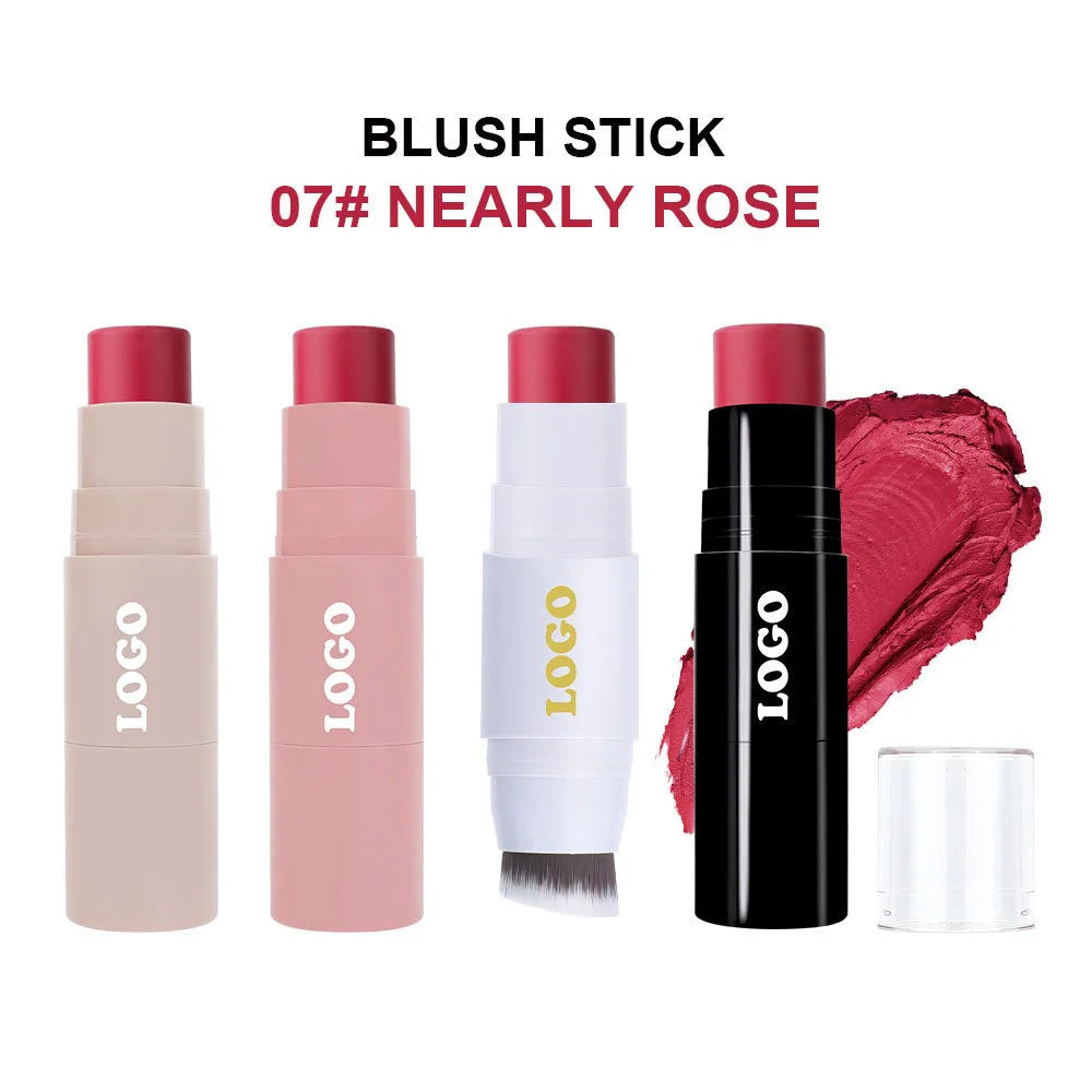 Double-Sided Blush Stick with Brush – Brightening Blusher