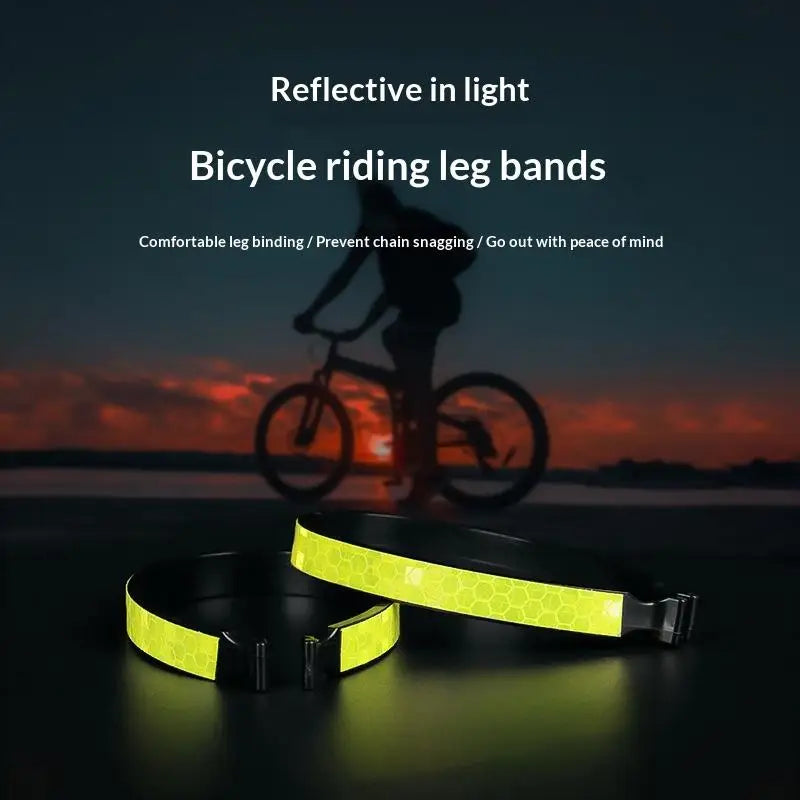 Reflective Carabiner Trouser Clips for Cycling – 2 Pack Cycling Trouser Clips Axl