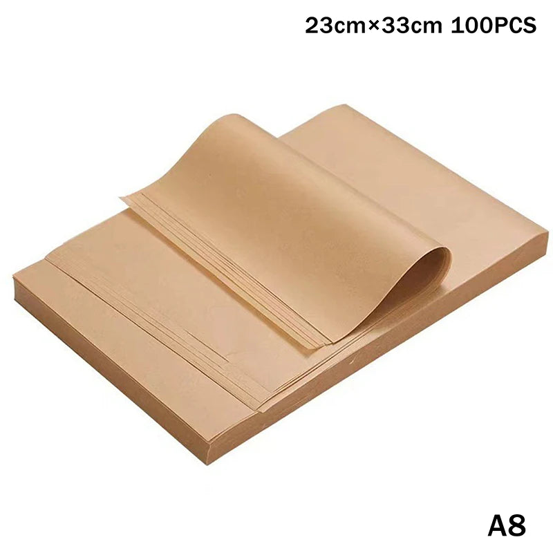 Square Parchment Paper Sheets 50/100 Pcs – Food Grade Baking Baking Parchment Paper Axl A8
