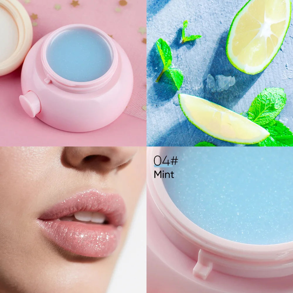 Vegan Tinted Lip Gloss with Brush – Fruit Jam Lip Balm Tinted Lip Gloss Axl 04 40pcs with logo