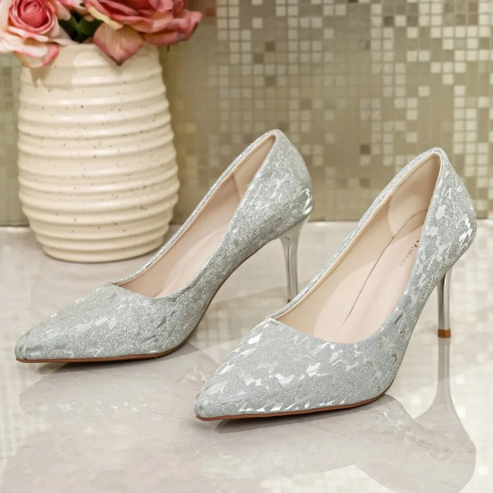 Women's Pointed Toe Stiletto Pumps – Slip-On High Heels Stiletto Pumps Axl