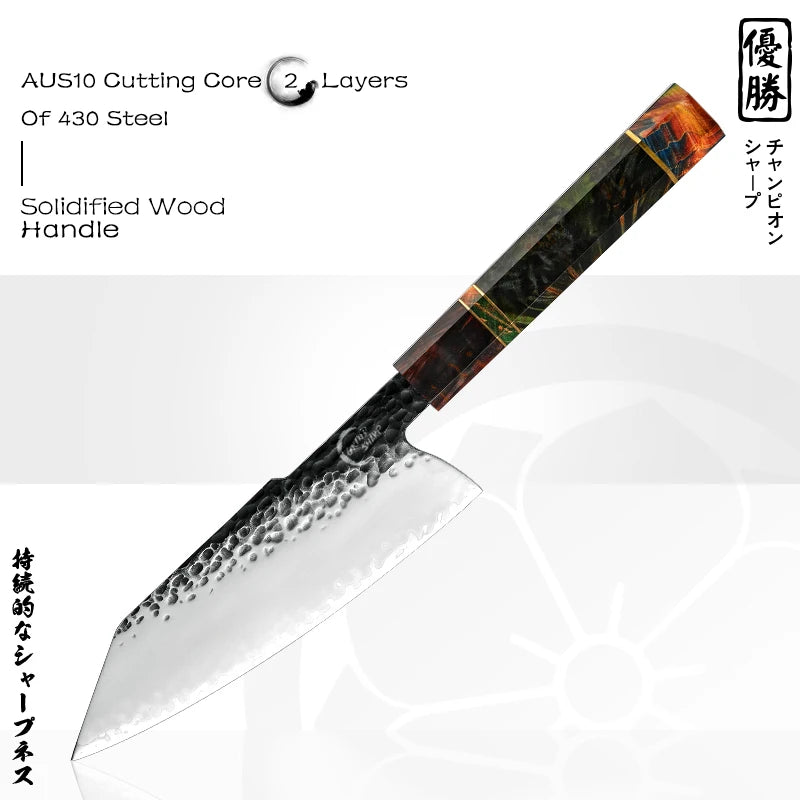 Grandsharp Damascus Chef Knife – AUS-10 Steel & Maple Handle Damascus Chef Knife Axl Default Title