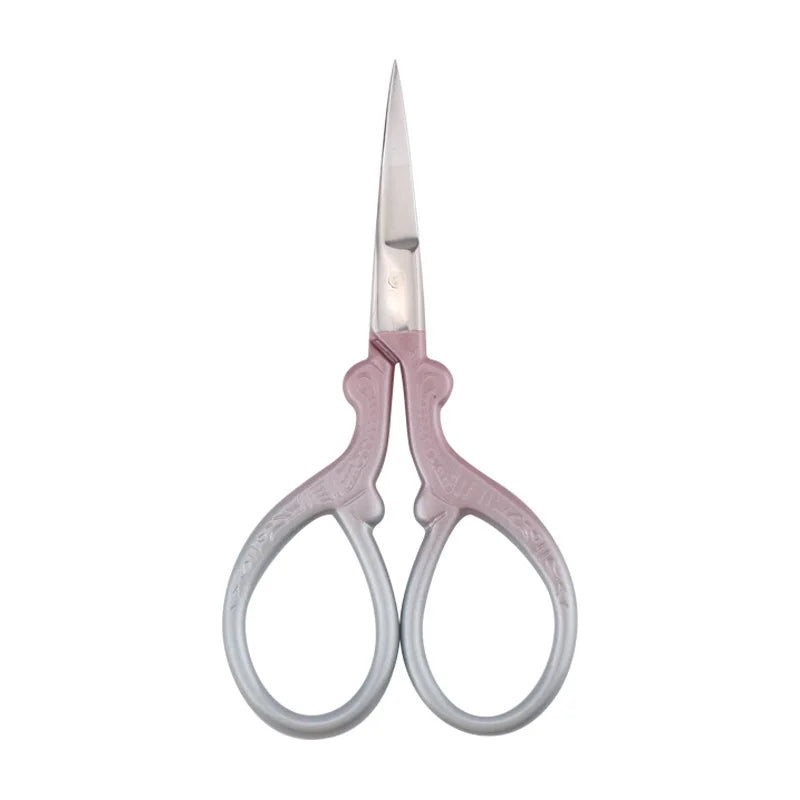 Vintage Stainless Steel Sewing Scissors – Fabric & Embroidery Sewing Scissors Axl pink