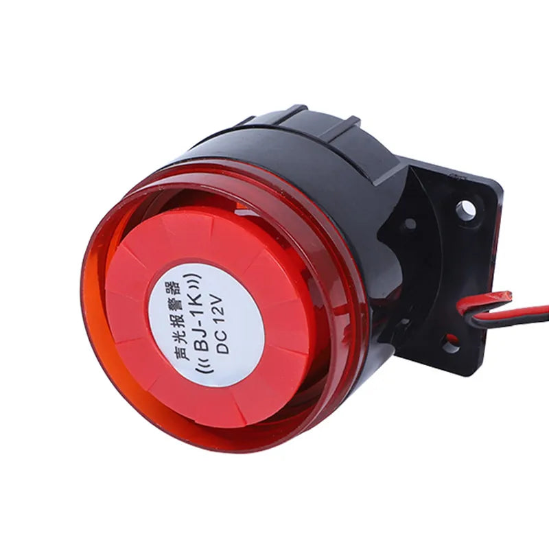 CNMAWAY BJ-1K 12/24/220V High Decibel Sound & Light Alarm Buzzer Security Alarm Buzzer Axl