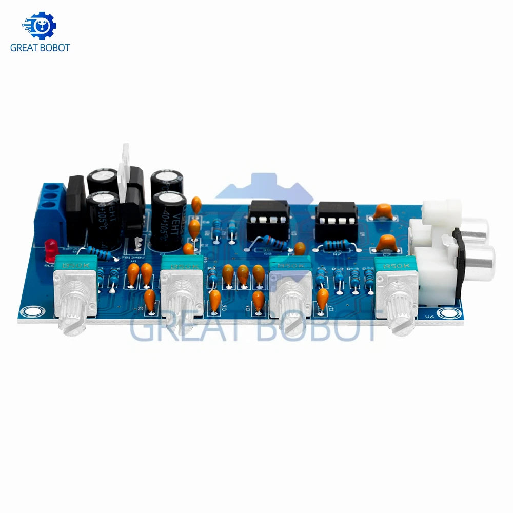 XH-M164 NE5532 Stereo Preamplifier Module with Tone Control Preamplifier Module Axl