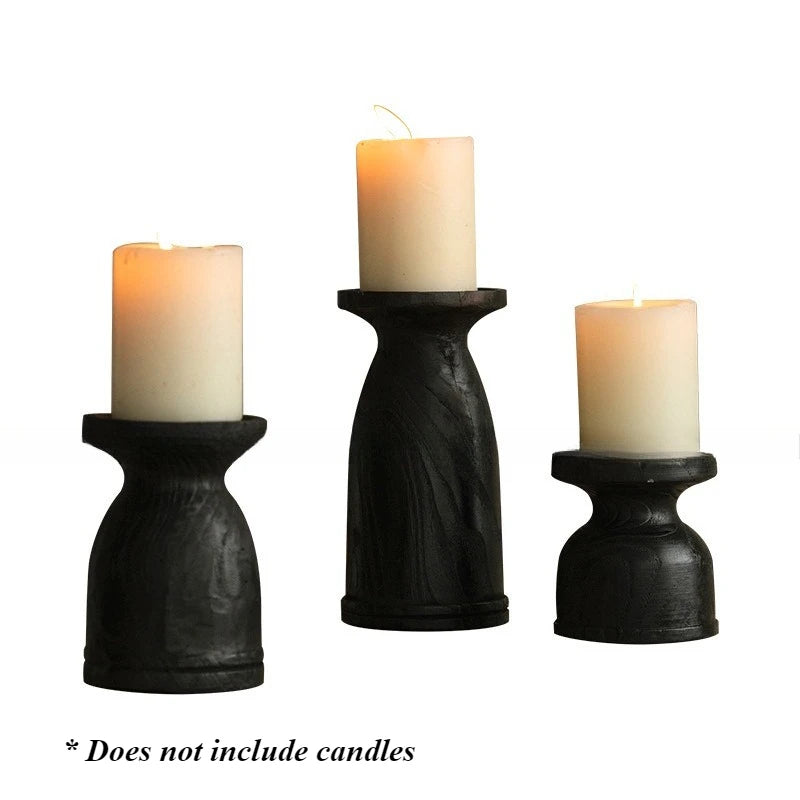 Retro Resin Candle Holders – Modern Home Décor Candlestick Decorative Candle Holder Axl