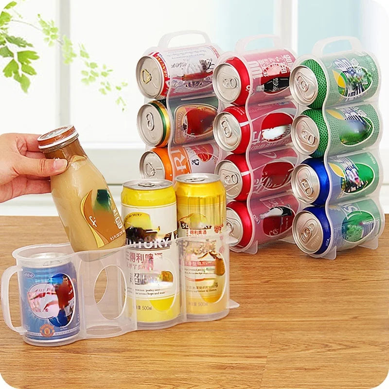 Fridge Can Organizer – Beer & Soda Drink Storage Rack Fridge Can Organizer Axl