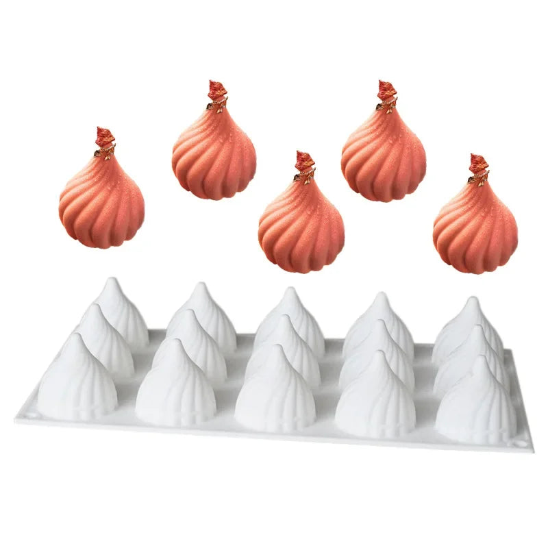 Onion Mousse Cake Silicone Mold – Chocolate, Candle & Baking Silicone Baking Mold Axl