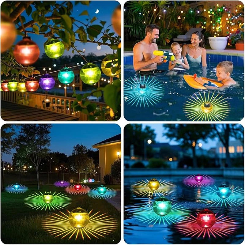 Solar LED Floating Ball Light – RGB Color Changing Pool Lamp Solar Floating Light Axl