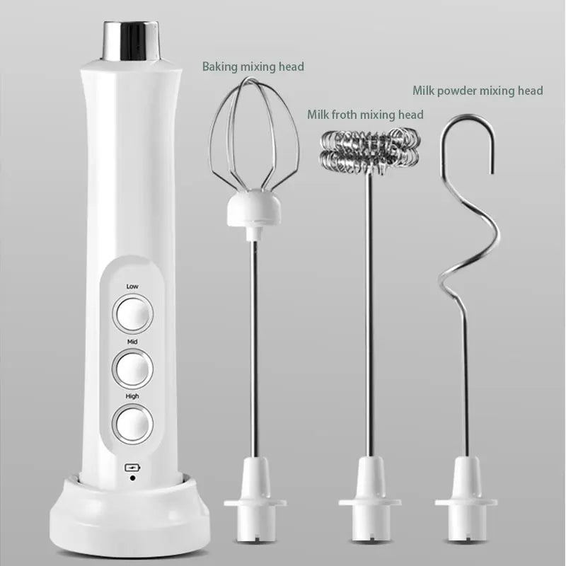 BALASHOV 3-in-1 Rechargeable Handheld Milk Frother & Coffee Wand Milk Frother Axl