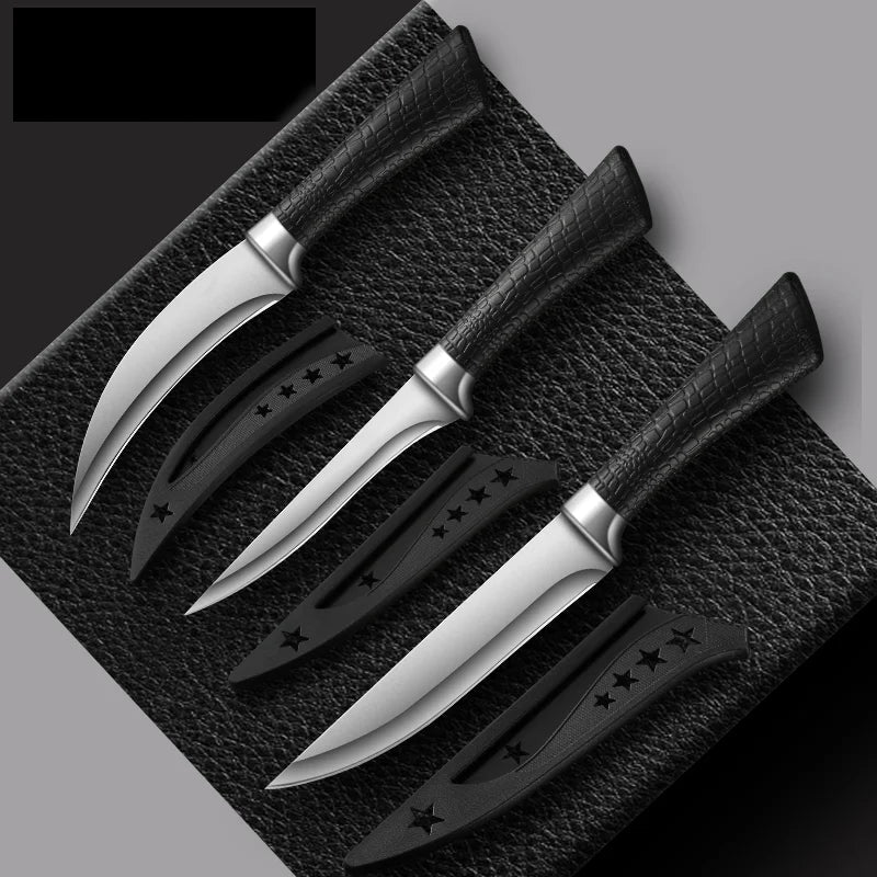 Stainless Steel Boning Knife Set – 1 or 3 Pc Non-Slip Handle Boning Knife Set Axl 3pcs