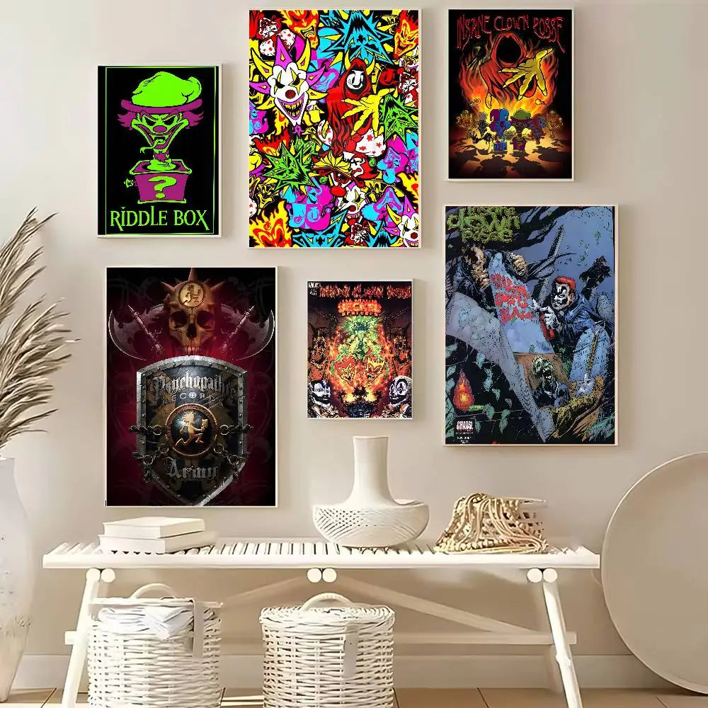 ICP Insane Clown Posse HD Wall Poster – Waterproof & Peel-Stick Wall Poster Axl