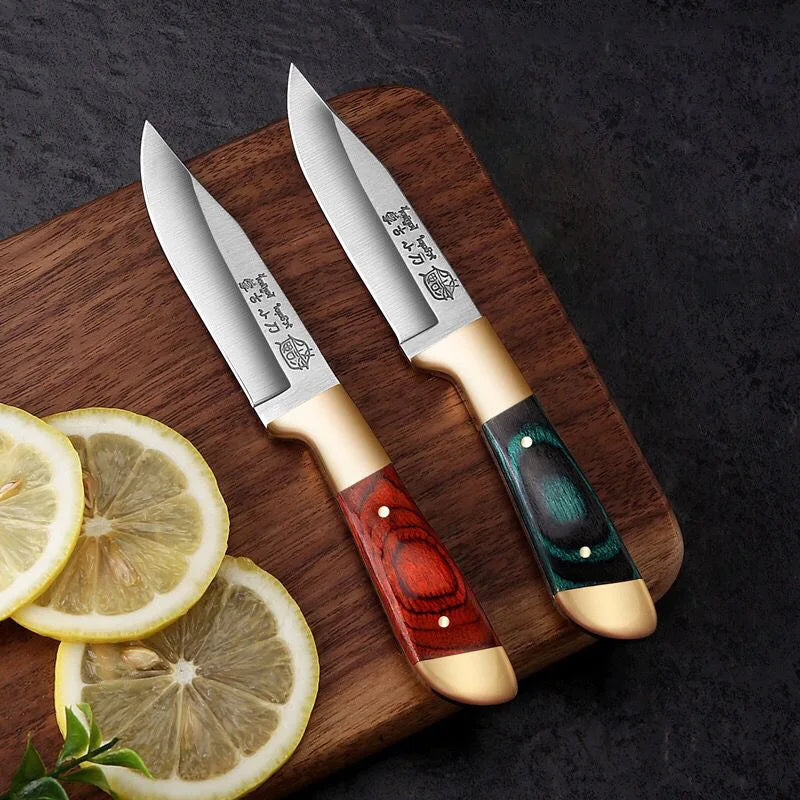 Portable Stainless Steel Boning Knife with Leather Cover Boning Knife Axl