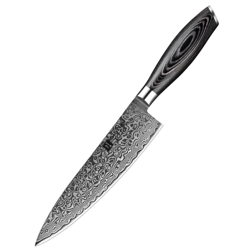 XINZUO 8" Damascus VG10 Chef Knife – 67-Layer Pakkawood Handle Damascus Chef Knife Axl Knife China Mainland