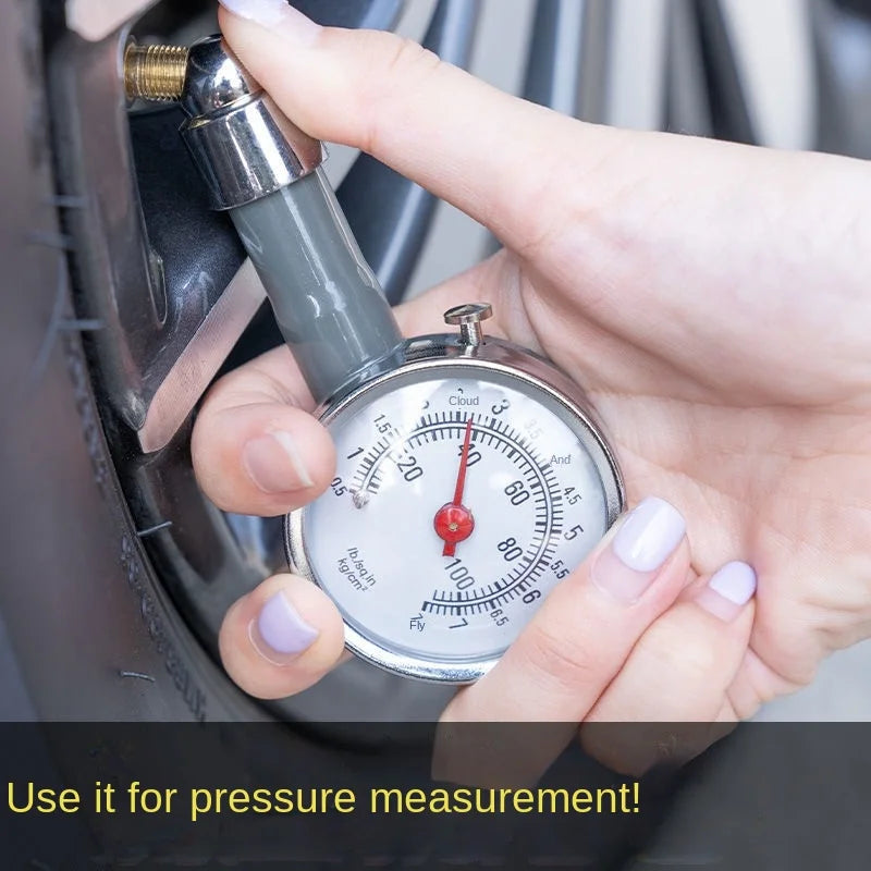 Metal Tire Air Pressure Gauge – Car, Truck & Racing Tyre Meter Tire Pressure Gauge Axl Default Title