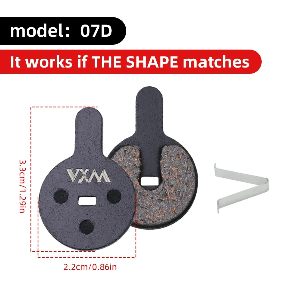 VXM MTB Hydraulic Disc Brake Pads – Semi-Metal, Quiet & Durable