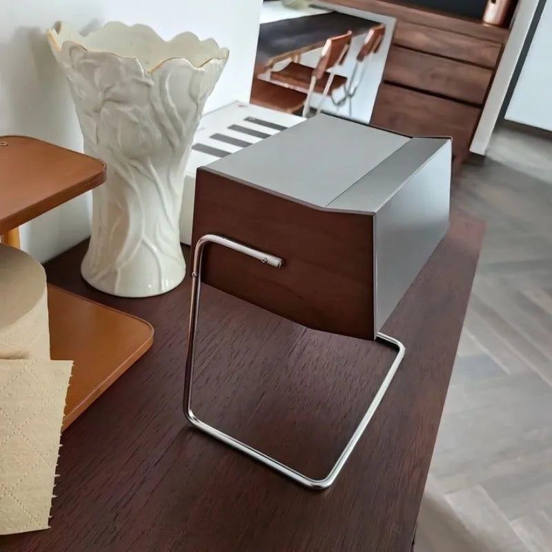 Luxury Stainless Steel Tissue Box | Elegant Napkin Holder Tissue Box Holder Axl