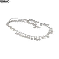 Women's Boho Metal Waist Chain – Y2K Punk Tassel Body Belt Women's Waist Chain Axl Short single-layer 70cm