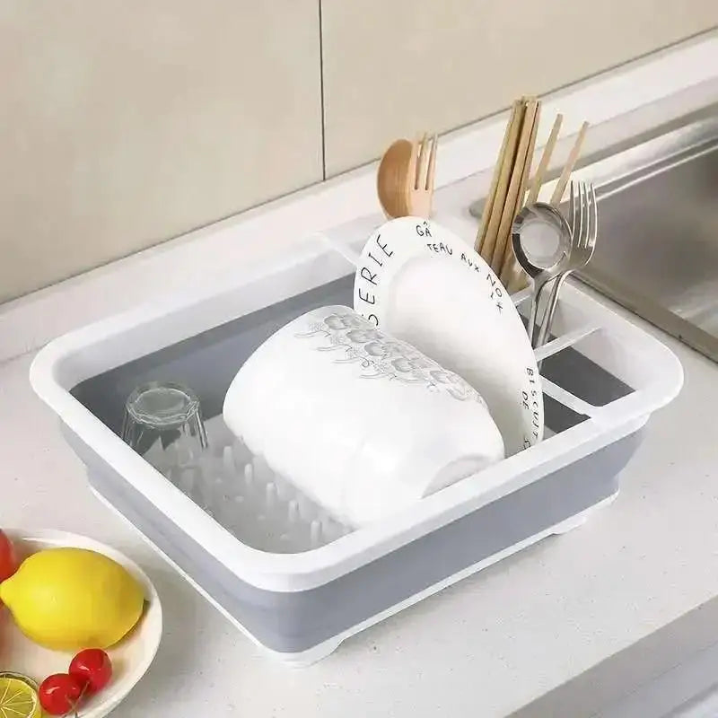 Foldable Dish Drying Rack – Kitchen Organizer & Storage Shelf Dish Drying Rack Axl