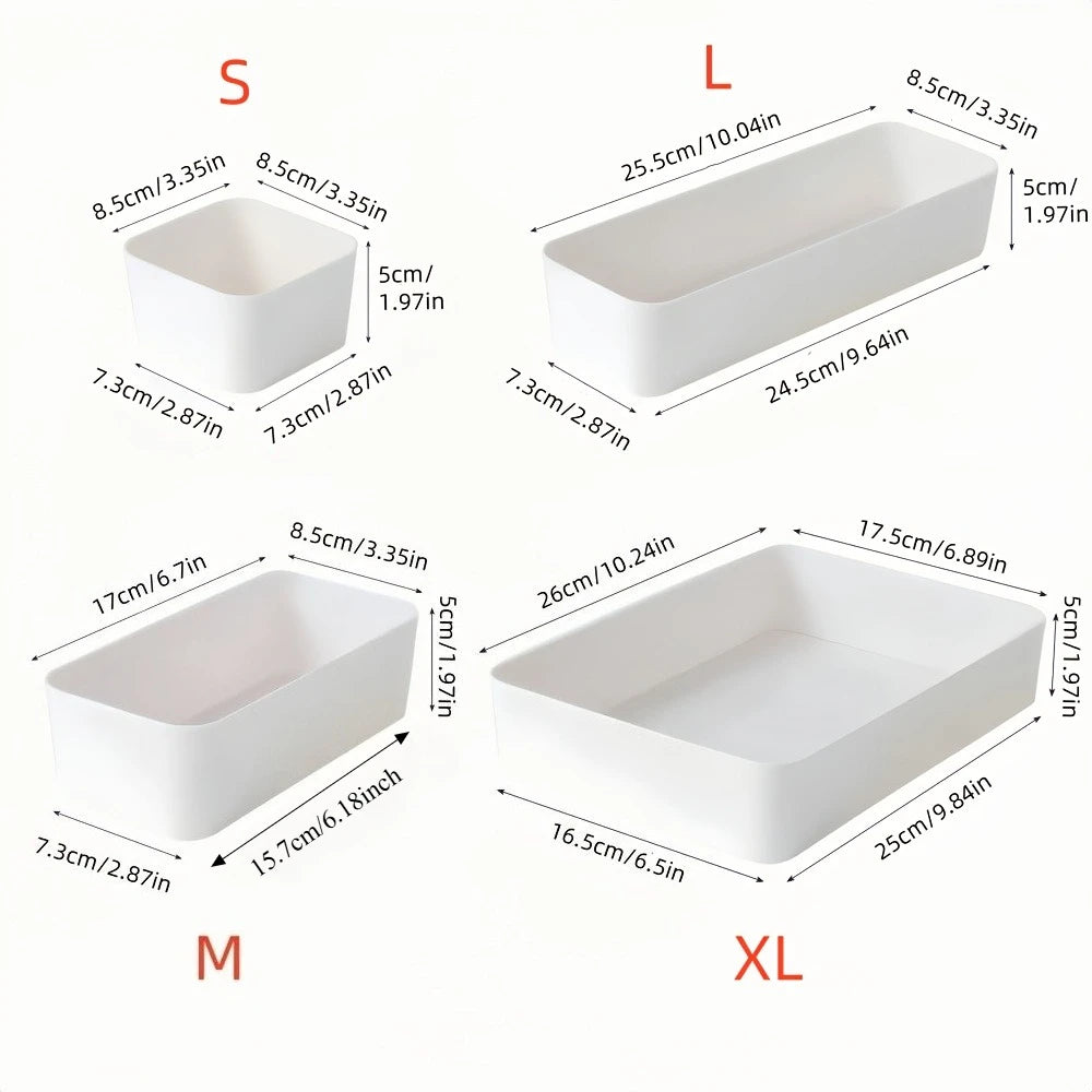 Drawer Organizer Set – Desk & Home Storage Box Drawer Organizer Axl