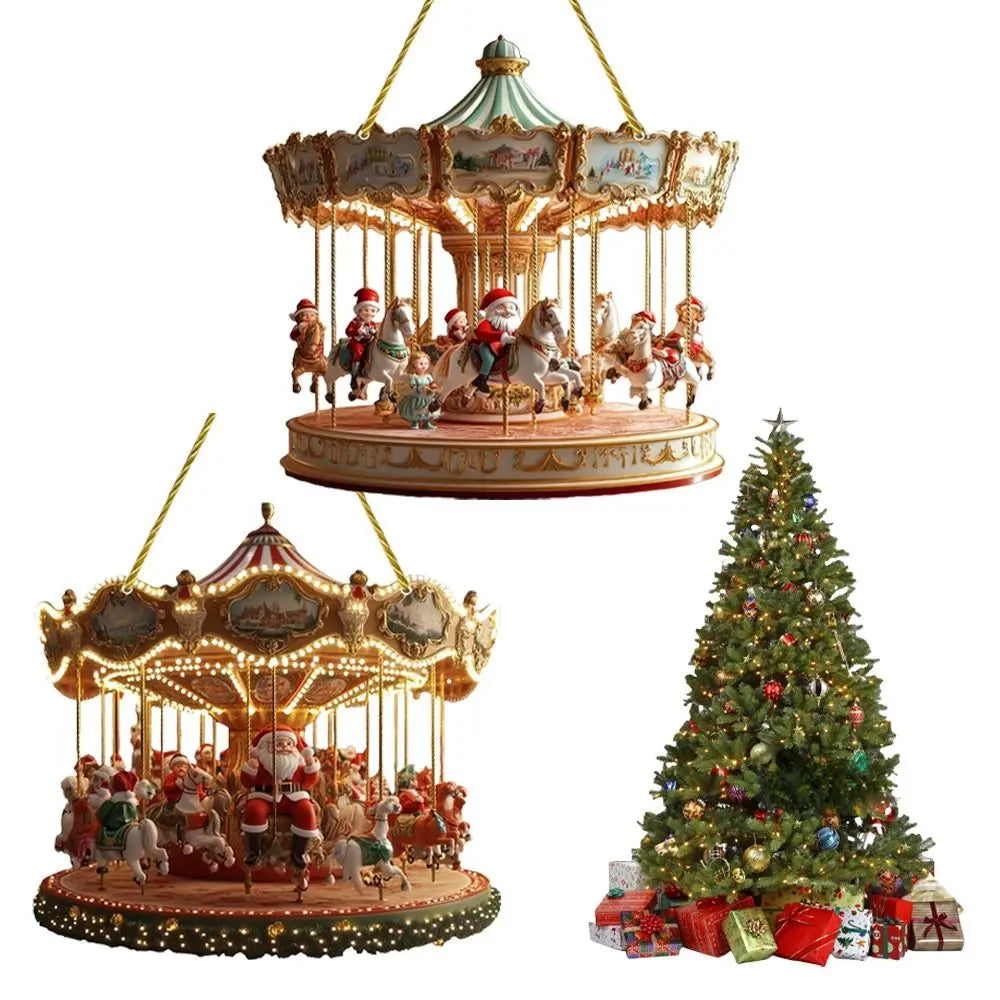 Large Acrylic Christmas Ornaments – Sun Light Catcher Pendants Christmas Ornament Axl