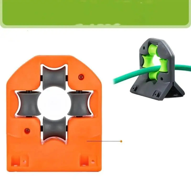 Garden Hose Guide Roller Bracket – Anti-Kink Corner Holder Hose Guide Roller Axl