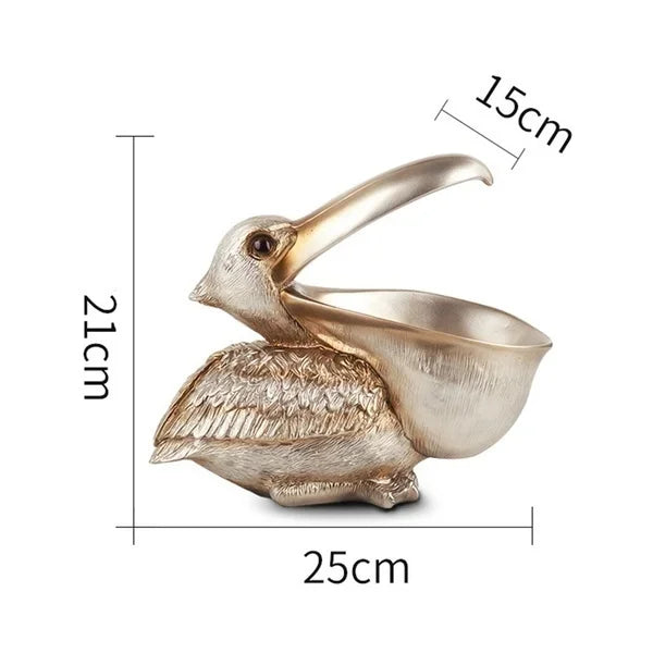 Pelican Bird Resin Desk Organizer | Novelty Home Storage Novelty Desk Organizer Axl