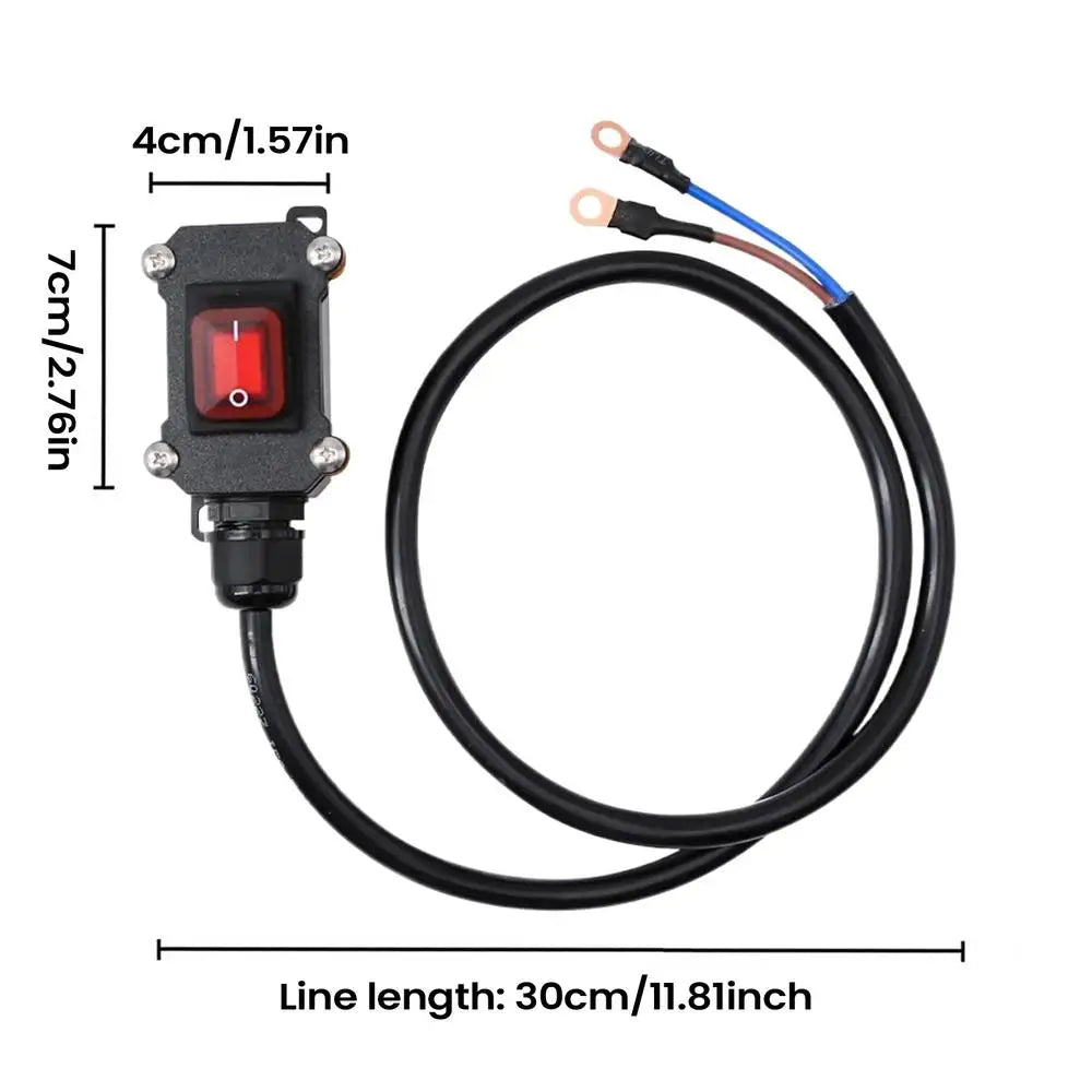 12V/24V Battery Disconnect Switch – Car, Marine & Motorcycle Battery Disconnect Switch Axl 30cm