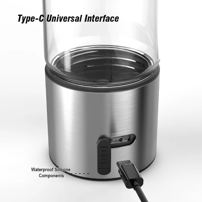 BALASHOV Hydrogen Water Bottle SPE+PEM 460ml | LED Display Hydrogen Water Bottle Axl