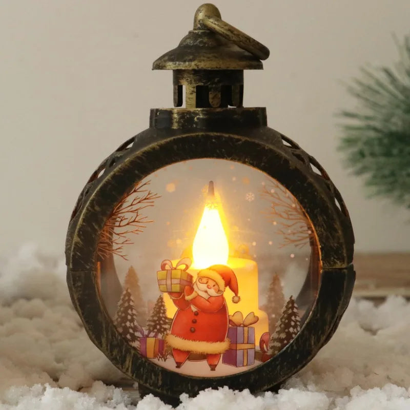 Christmas Round Wind Light – Festive Home Decor Ornament Christmas Decoration Axl SC-B