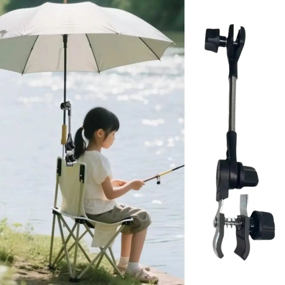 360° Chair Umbrella Holder – Adjustable Outdoor Fishing Mount Umbrella Chair Mount Axl