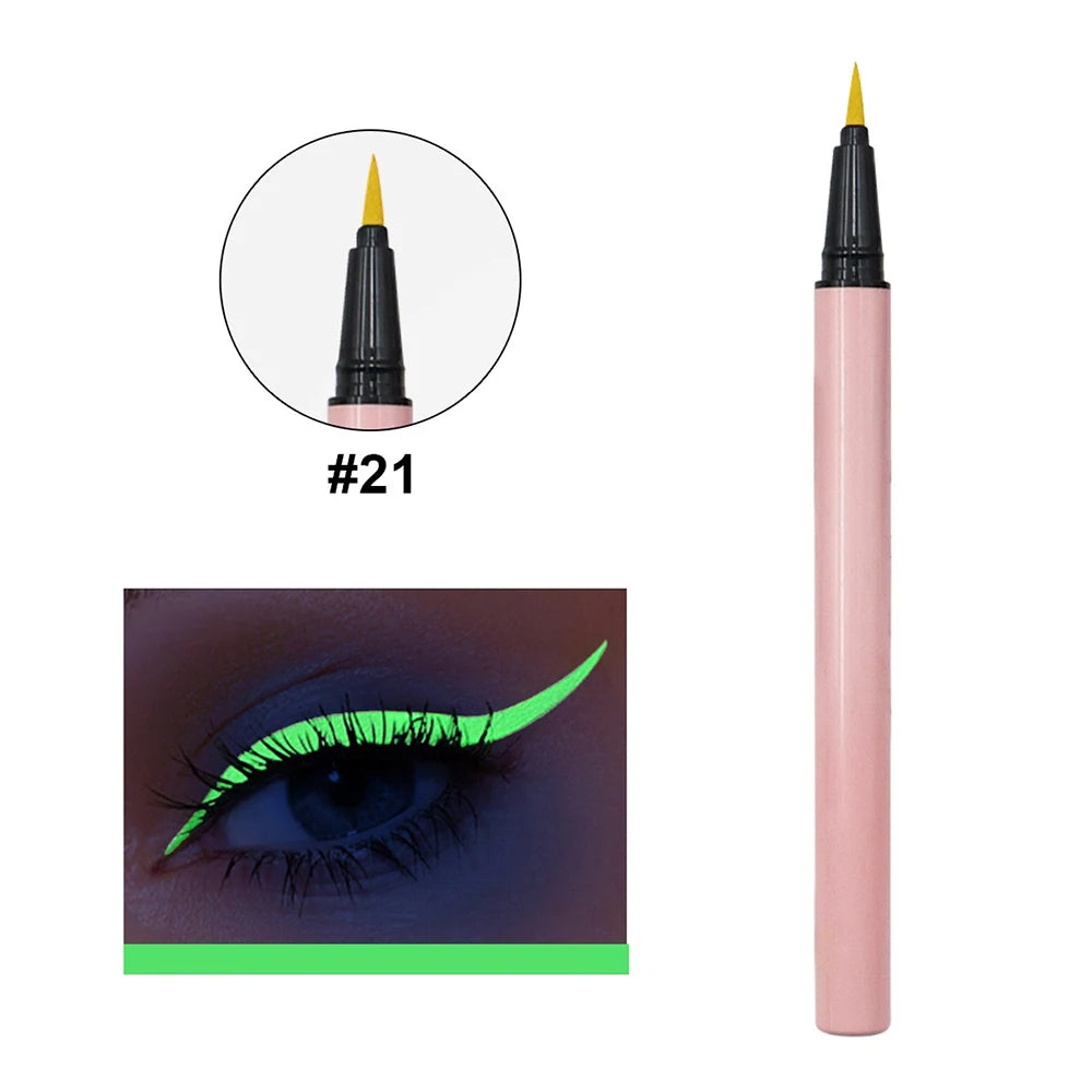 Pink Waterproof Liquid Eyeliner – Smudge Proof & Long Lasting Liquid Eyeliner Axl 21 100pcs with logo