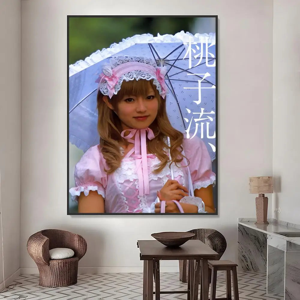 Kamikaze Girls Movie Poster Waterproof PVC Wall Sticker Wall Sticker Poster Axl White05 60X90cmNoframe