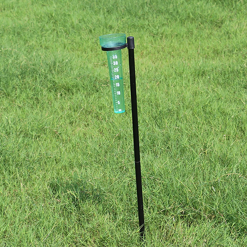 Portable Plastic Rain Gauge – Outdoor Garden Rain Meter Garden Rain Gauge Axl