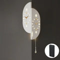 Nordic Corner Wall Clock – Silent Double-Face Acrylic Design Wall Clock Axl Charge Style Small 16x68CM