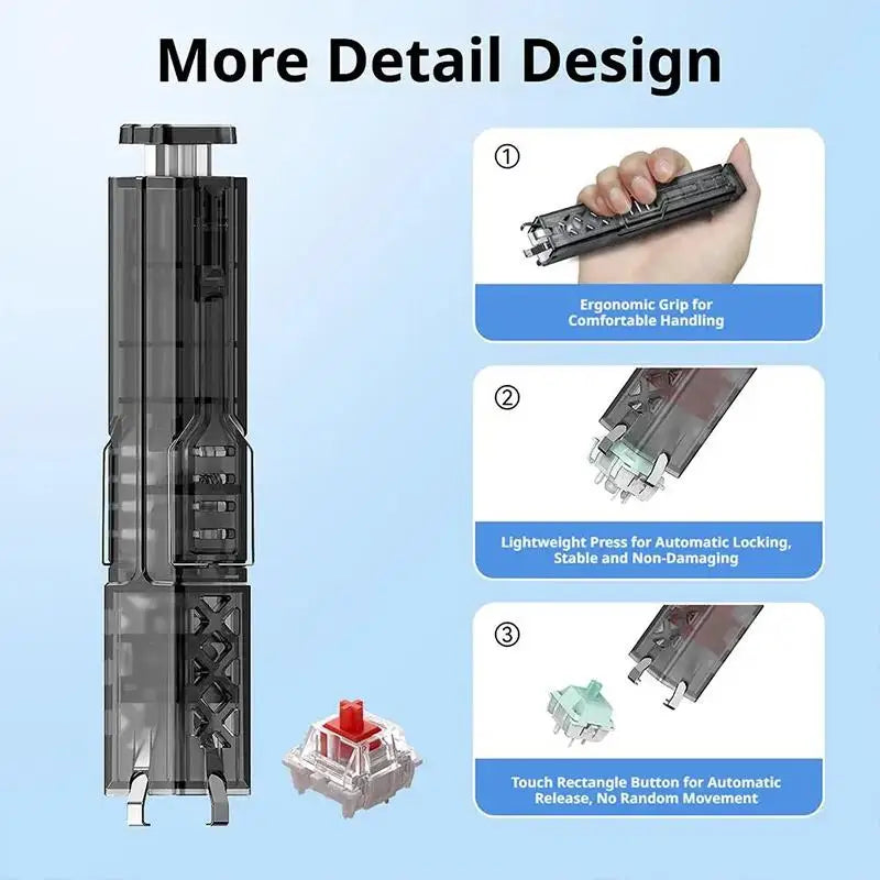 2-in-1 Keycap & Switch Puller – Keyboard Cleaning Kit Tool Keyboard Cleaning Tool Axl