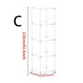 Acrylic 3-Tier Storage Rack – Clear Transparent Organizer Acrylic Storage Rack Axl Style C
