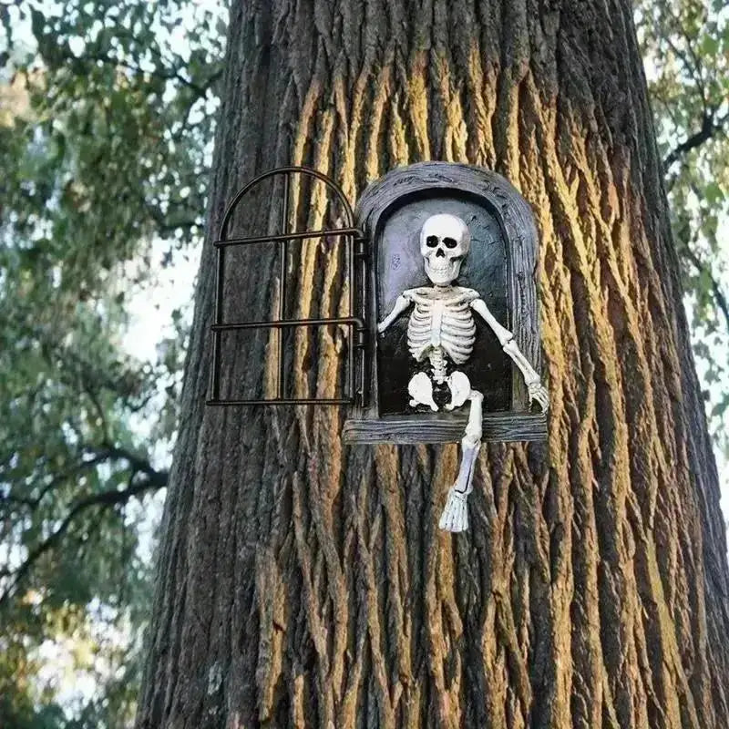 Halloween Gothic Skeleton Skull Resin Hanging Ornament Decor Halloween Hanging Ornament Axl