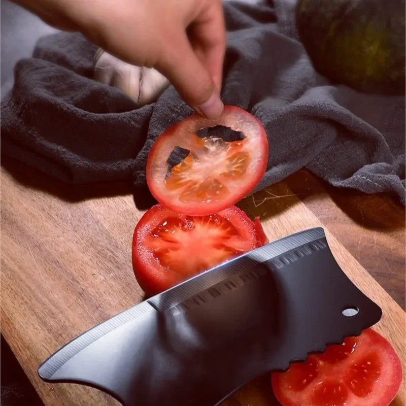 Professional Stainless Steel Cleaver Knife – Sharp Chef's Slicer Kitchen Cleaver Knife Axl