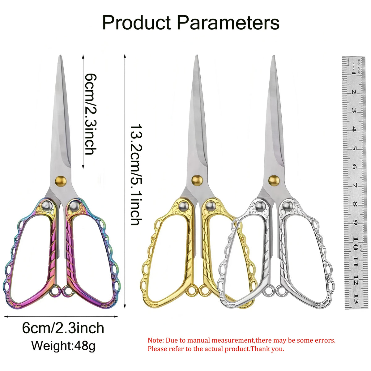 Vintage Embroidery Scissors – Stainless Steel Tailor Craft Gift Embroidery Scissors Axl