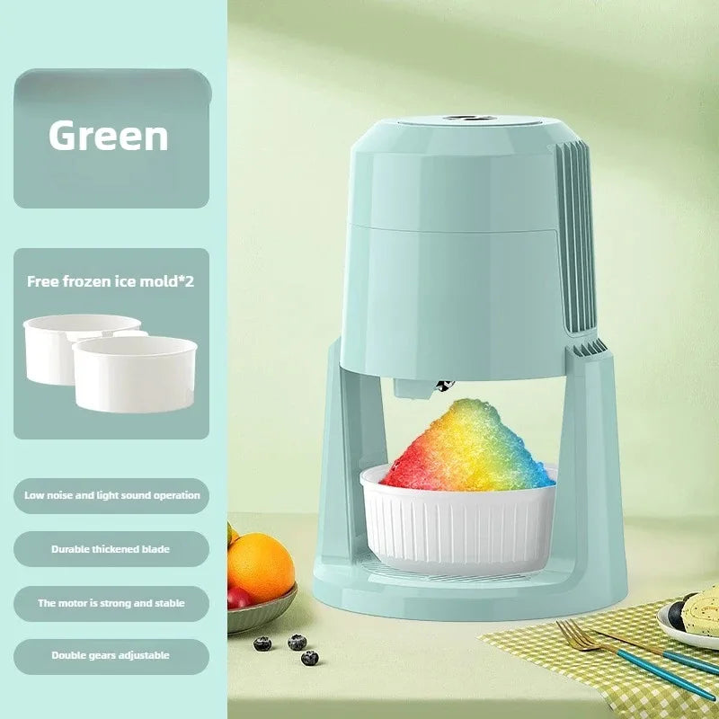 BALASHOV Electric Ice Shaver & Crusher – 130W Two-Speed Electric Ice Shaver Axl green EU